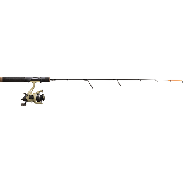 13 Fishing Baitstriker Deadstick Combo fishing rod and reel combo featuring a sleek black rod with foam handle and lightweight spinning reel designed for versatile fishing tackle use.