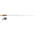 13 Fishing Clout Combo spinning rod and reel combo with a cork handle, black and silver reel, and a long, lightweight fishing rod designed for freshwater fishing.