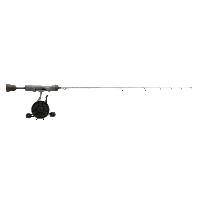 13 Fishing Stealth Freefall Combo fishing rod and reel combo in black and gray with ergonomic handle and lightweight design for precision and control in fishing tackle.