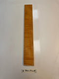 Guitar Fretboard - Deep Flamed Sycamore