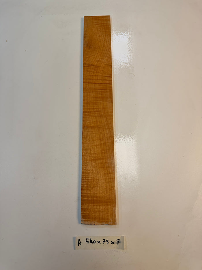 Guitar Fretboard - Deep Flamed Sycamore