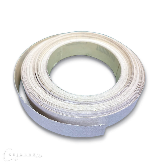 Adhesive Backed Sandpaper (25mm x 5m  Wide)   Available in 180/220/320/400 grits