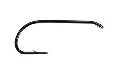 Ahrex Fw580 Wet Fly fishing hook in black finish, designed for durability and precision in fly fishing and fishing tackle applications.
