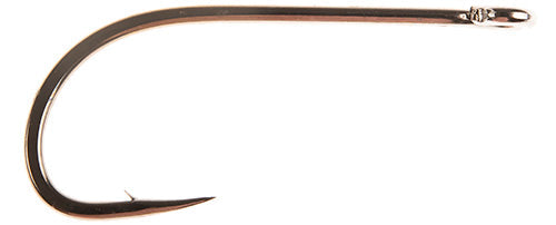 Single sharp fishing hook with a smooth polished finish, designed for the Ahrex SA220 Saltwater Streamer, suitable for saltwater fishing tackle applications.