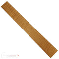 Bass Neck Blank (Flat Headstock) - Roasted Maple