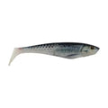 Berkley PowerBait CullShad (Unrigged) soft fishing lure resembling a small baitfish with a dark top, silver body, textured scales, and a translucent tail designed for fishing tackle.