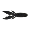 Berkley PowerBait MaxScent Creature Hawg is a soft, ribbed fishing lure in dark color with multiple appendages designed for lifelike movement to attract fish.