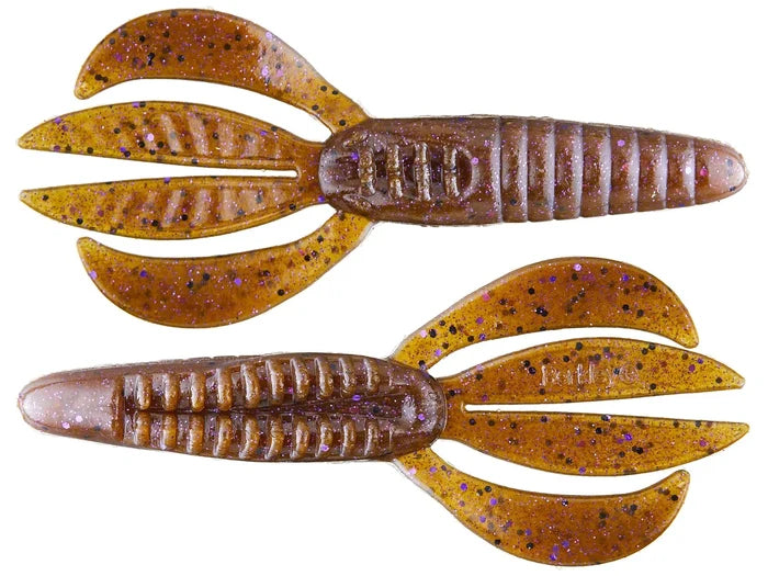 4" (8 Pack) / Green Pumpkin Purple Fleck