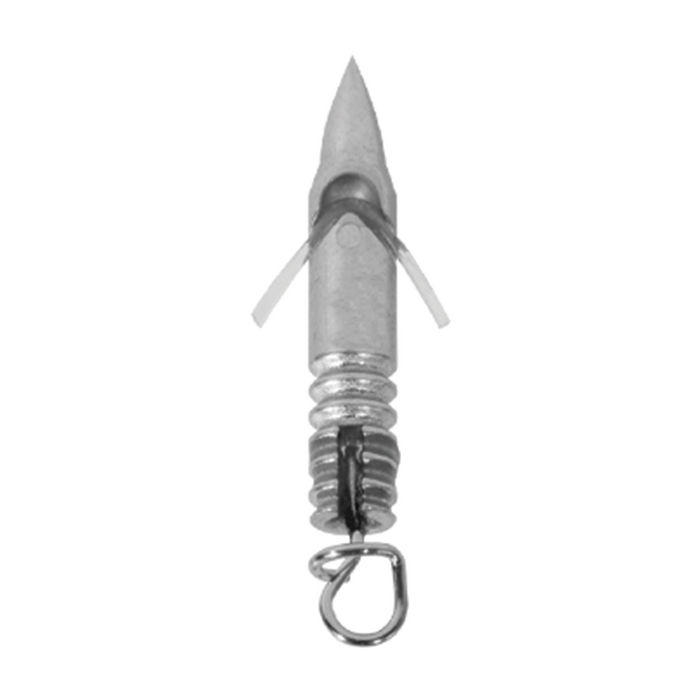 BKK Armor-Point Permalock TG Nail Keeper, a durable fishing tackle accessory featuring a sharp, pointed titanium head with locking mechanism and swivel attachment for secure lure connection.