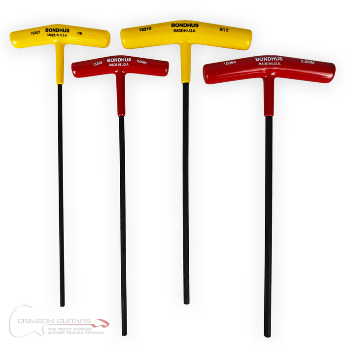 Bondhus T-Handle Truss Rod Adjustment Hex Key - Complete Set