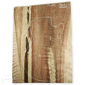 Carve Top - Flamed Redwood - 1 piece - 19mm