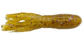Cast Again Tackle 2.75" Salty Tubes (Bulk Pack) soft plastic fishing lure in translucent yellow with black and purple flecks, designed for musky and ice fishing tackle.