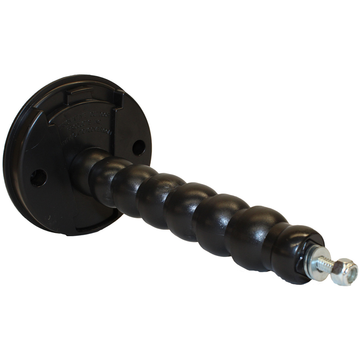 Catch Cover-Multi-Flex Camera Mount (Wall Mount) featuring a black flexible arm with segmented design, attached to a circular base plate for secure wall installation.