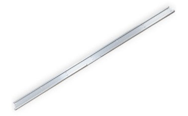 Cisco Sure Stop Track, a long, slim metal fishing tackle accessory rail designed for mounting and organizing fishing gear with evenly spaced slots and mounting holes.