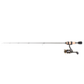 Clam JM Dead Meat Graphite Combo fishing rod and reel featuring a lightweight graphite blank, cork handle, and spinning reel designed for precision fishing tackle.