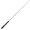 Clam Predator Rod fishing rod featuring a sleek black design with blue accents, ergonomic foam handle, and multiple line guides for enhanced fishing tackle performance.
