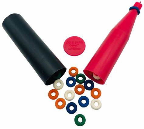 Cold Snap Reel Wrap - Pro Pack includes a red and black durable plastic case with colorful rubber rings for organizing fishing tackle and reels.