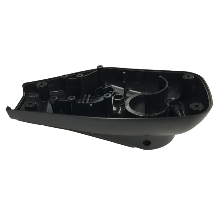 Black molded plastic component with multiple mounting points and internal compartments designed as a CONTROL BOX , PLASTIC 2282500 for fishing tackle or marine electronics applications.