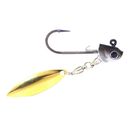 Coolbaits Lures Down Under Underspin - Gold Blade fishing lure with a sharp hook, weighted head, and shiny gold blade designed for effective fishing tackle use.