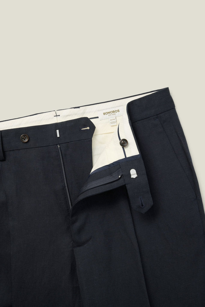Cooper Italian Linen Tencel Dress Pant