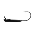 Core Tackle Ozark Rig (3 Pack) featuring a sleek black fishing hook with an angled eyelet and streamlined shank, designed for effective fishing tackle use.