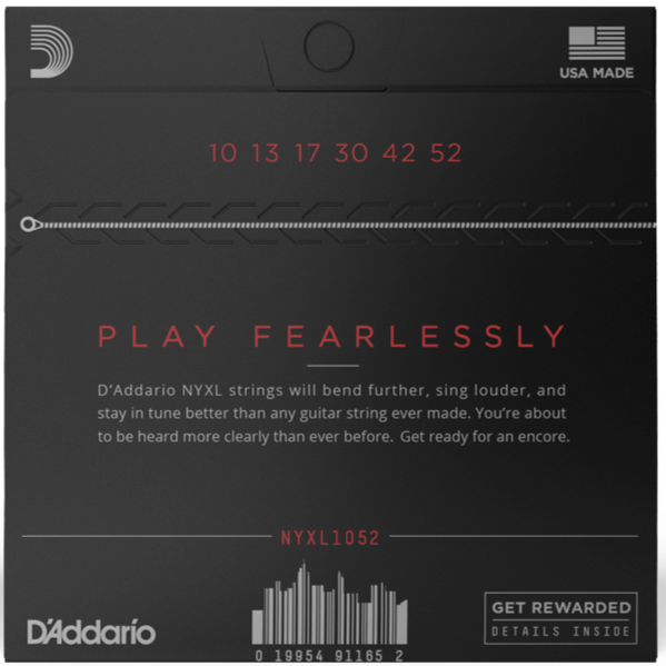 D'Addario NYXL Strings 10-52 Gauge