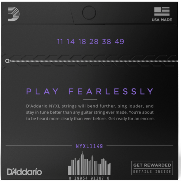 D'Addario NYXL Strings 11-49 Gauge