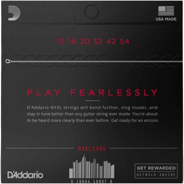 D'Addario NYXL Strings 12-54 Gauge