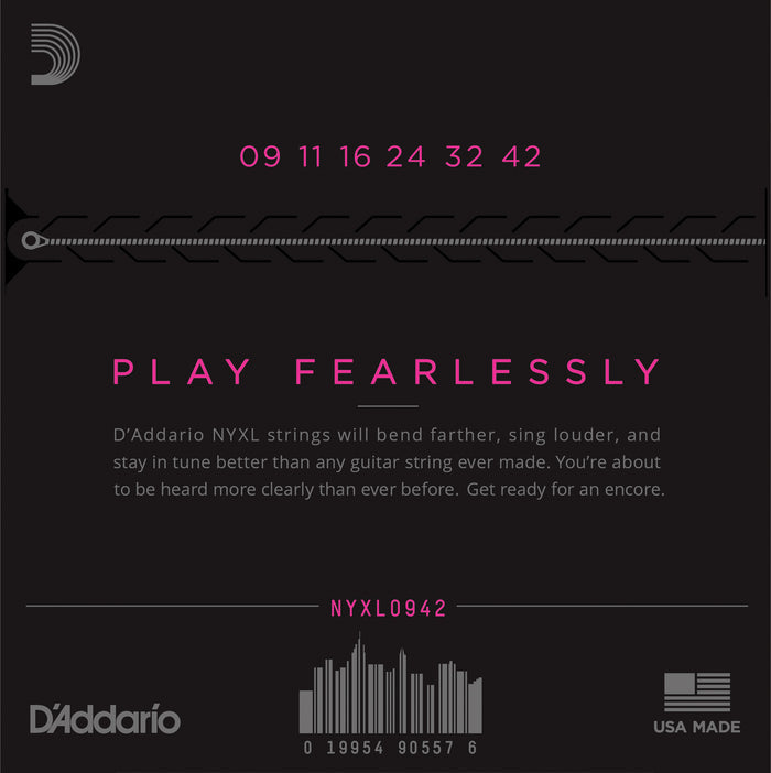 D'Addario NYXL Strings 9-42 Gauge