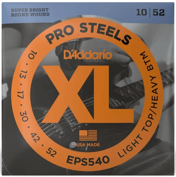 D'Addario Pro Steel Strings 10-52 Gauge