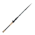 Daiwa Procyon Telescopic Travel Rod featuring a compact telescoping design, black finish, and ergonomic cork handle, ideal for portable fishing tackle and versatile use.