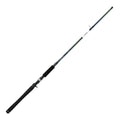 Daiwa RG - Trolling fishing rod with black textured handle and blue-green gradient blank designed for trolling, suitable for musky and other large fish fishing.