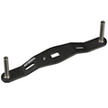 Daiwa Carbon Crank Handle - FA made from lightweight carbon material with two metal crank arms, designed for precise and durable use in fishing reels.