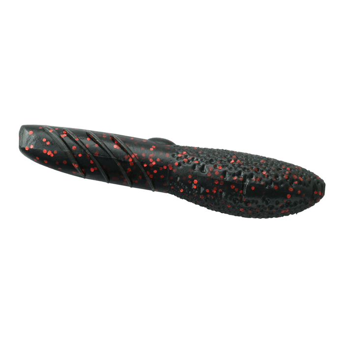 3" (76mm) 6 Pack / Black Neon Red Flake