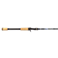 Dobyns Rods Champion XP Split Grip Casting Rods with cork handles and a sleek black reel seat, designed for precision and durability in fishing tackle.