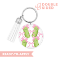 [ Double Sided ] Circle UV DTF Decal | Coquette Pickles