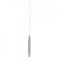 Dr. Slick Bobbin Threader Stainless Steal showing a slim, stainless steel handle with a fine wire loop for threading fishing tackle and fly tying materials.