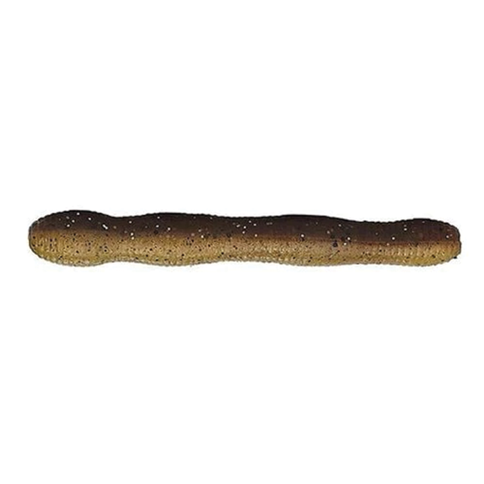 Duo Realis Wriggle ND Slim fishing lure with a slender, segmented body in a brownish color with black speckles, designed to mimic natural prey for enhanced fishing tackle performance.