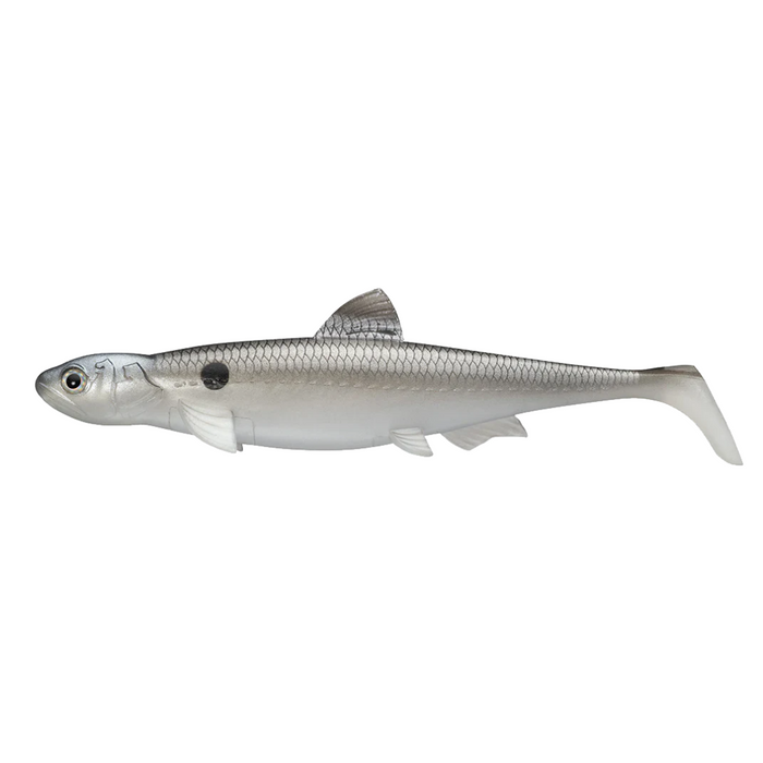 Evergreen Last Ace 140 (Line-Thru) fishing lure designed to mimic a small baitfish with lifelike details and natural colors, ideal for musky and freshwater fishing.