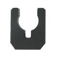 Fin Gear Livescan Pole Cord Holders black plastic clip designed to securely hold fishing pole cords, ensuring organized fishing tackle access.