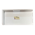 Fish Bumper Quad Fold Sturgeon Bump Board in white with a smooth surface, foldable design, and printed logo in the center for measuring and handling large fish safely.