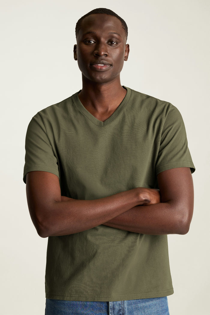 Forever Soft Cotton  V-Neck Tee
