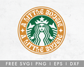 FREE A Little Bougie Starbucks FrameSVG Cut File for Cricut, Cameo Silhouette | Free SVG Cut File