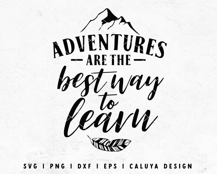 FREE Adventure SVG | Quote SVG Cut File for Cricut, Cameo Silhouette | Free SVG Cut File
