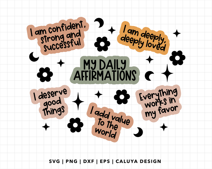 FREE Affirmation SVG | Inspirational Quote SVG Cut File for Cricut, Cameo Silhouette | Free SVG Cut File