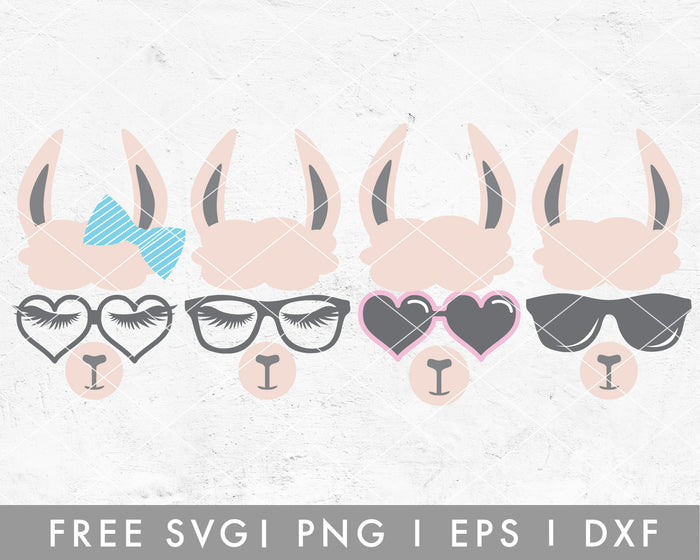 FREE FREE Animal Face SVG | Llama SVG Cut File for Cricut, Cameo Silhouette | Free SVG Cut File