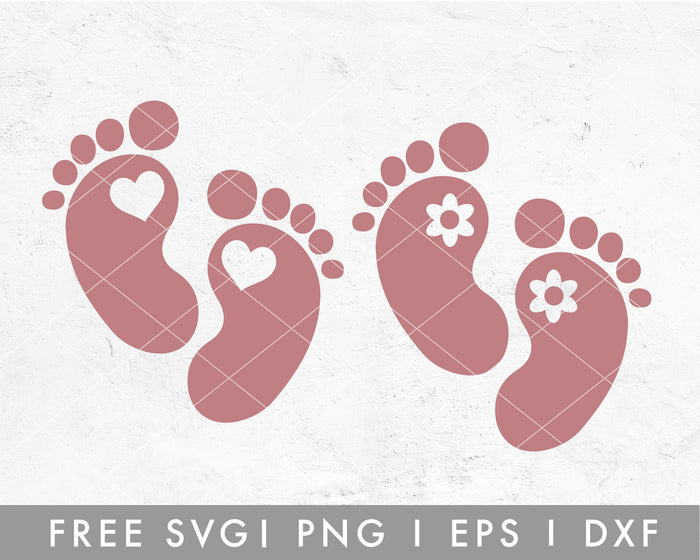 FREE Baby Feet SVG