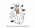 FREE Beer Ghost SVG | Drinking Ghost SVG
