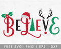 FREE Believe SVG