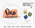 FREE Birth Milestone SVG | Baby Shower Gift SVG Cut File for Cricut, Cameo Silhouette | Free SVG Cut File